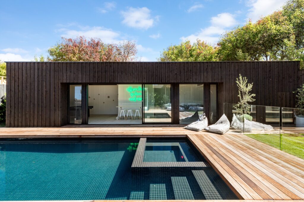 Little Black Box pool house