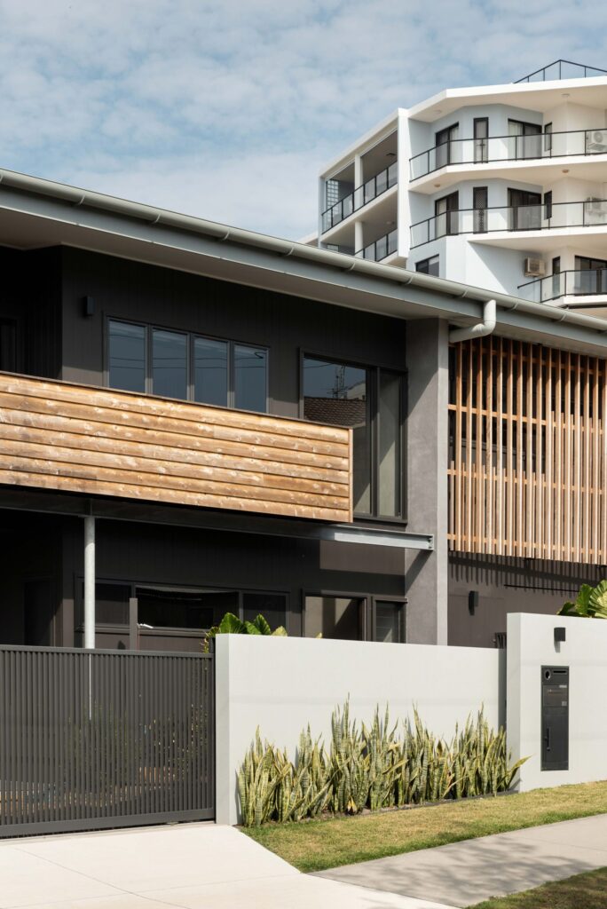 A Modern Beach House designed for privacy and enjoying a the relaxed Sunshine Coast lifestyle. Inspired by Mid-century modern design